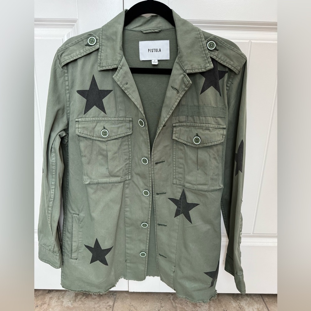 Pistola Women’s Cammy Star Print Utility Jacket